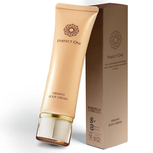 PERFECT ONE Firming Body Cream: Premium Japanese body cream for your hands, arms, neck, and decolletage, enriched with Niacinamide and Dipotassium Glycyrrhizate 1.76 oz. (50 g)