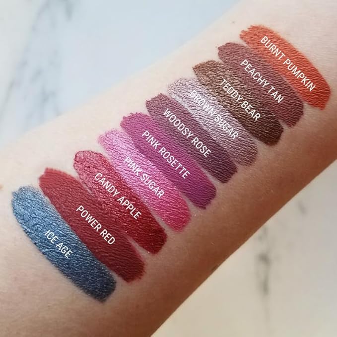 Aromi Medium Pink Matte Liquid Lipstick, Dusty Rose Lip Color, Smudge Proof and Long-lasting Lipstick, Vegan & Cruelty-free Beauty, Day to Night, Handmade (Pink Rosette)