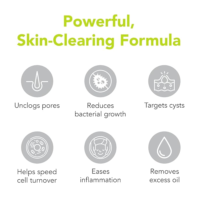 humane Benzoyl Peroxide Acne Body Wash - 10% Maximum-Strength Face, Skin, Butt, and Back Acne Treatment - 8 Fl Oz - Dermatologist-Tested Non-Foaming Acne Face Wash Cleanser - Vegan, Cruelty-Free