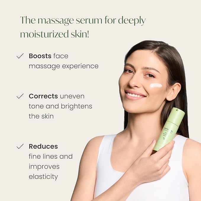 PLANTIFIQUE Korean Jojoba Oil & Hyaluronic Acid Face Massage Serum β Hydrating Anti-Aging Collagen & Niacinamide Formula β Perfect for Gua Sha Facial Massage β Gift for Men & Women