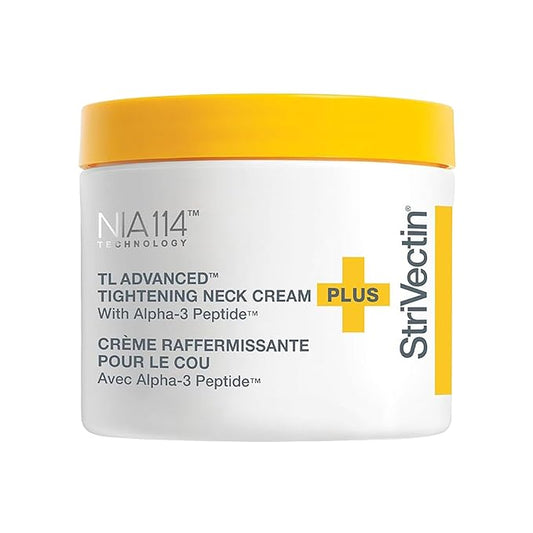 StriVectin TL Advanced Tightening Neck Cream PLUS - 3.4 oz - Tighten and Lift Neck Cream, Visibly Reduces Sagging and Crepey Skin, Improves Dรฉcolletรฉ Lines and Wrinkles for Smooth, Youthful Skin