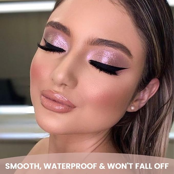 16Colors Light Beige Coral Brown Basics Matte Eyeshadow Palette,Eye Shadow Travel Makeup Palette all in one Long Lasting Waterproof,Great for Travel Gift Kit