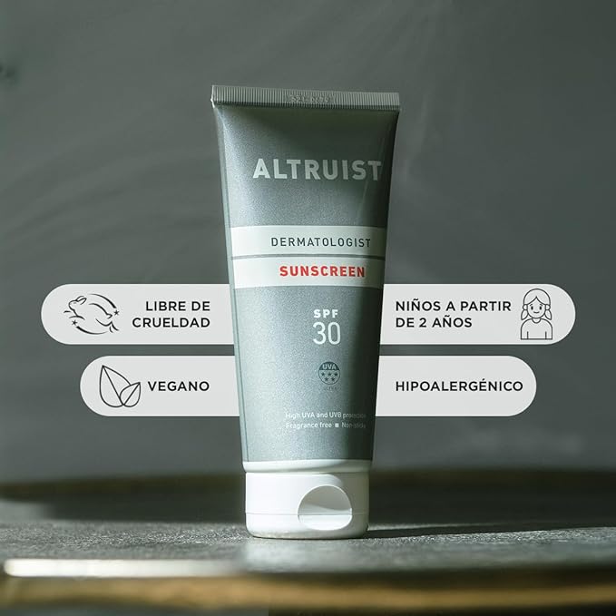 Altruist. Dermatologist Sunscreen. Broad Spectrum SPF 30 & high UVA Protection 200 ml - Pack of 2