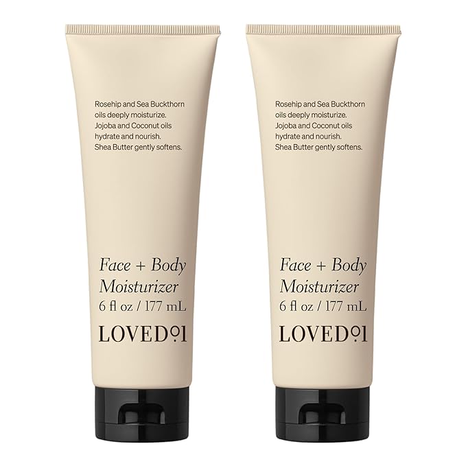 Face & Body Moisturizer, John Legend Skincare, Fragrance-Free, Daily Hydrating Cream, Deeply-Moisturizing & Non-Greasy Formula with Shea Butter, 2-Pack (6 oz each)