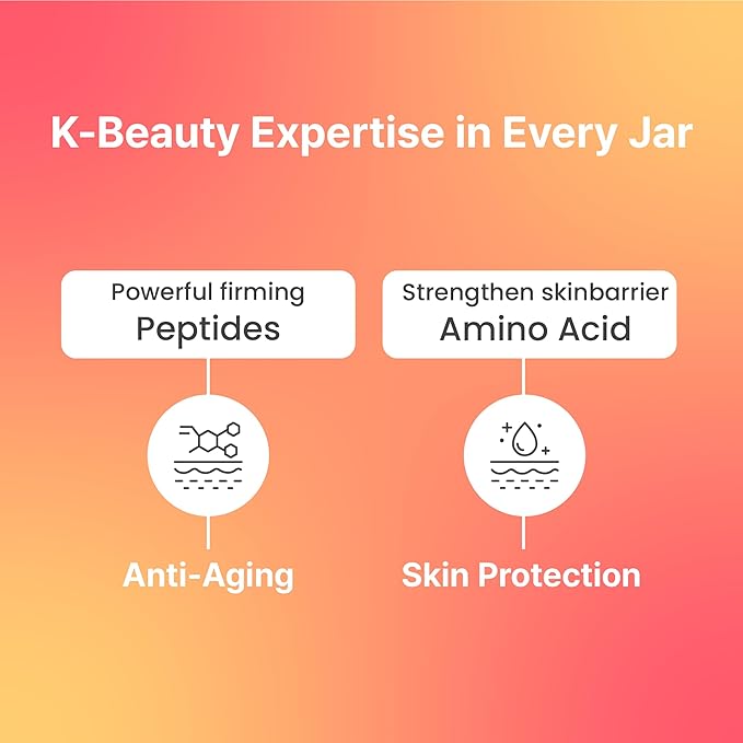 SOLME Bouncy Bliss Body Cream | Skin Tightening Body Butter with Coconut & Jojoba Oil, Collagen & Avocado Extract | Glowing Skin | Peach Vanilla Scent | K-Beauty, 6.76 fl. oz.