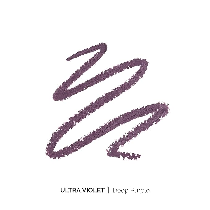 OFIR Waterproof Eye Pencil | Vegan, Cruelty-Free & Smudge-Proof | Creamy Gel Formula for Smooth Application | Long-Lasting, Full-Coverage, Precise Eyeliner Pencil (Ultra Violet - Deep Purple)
