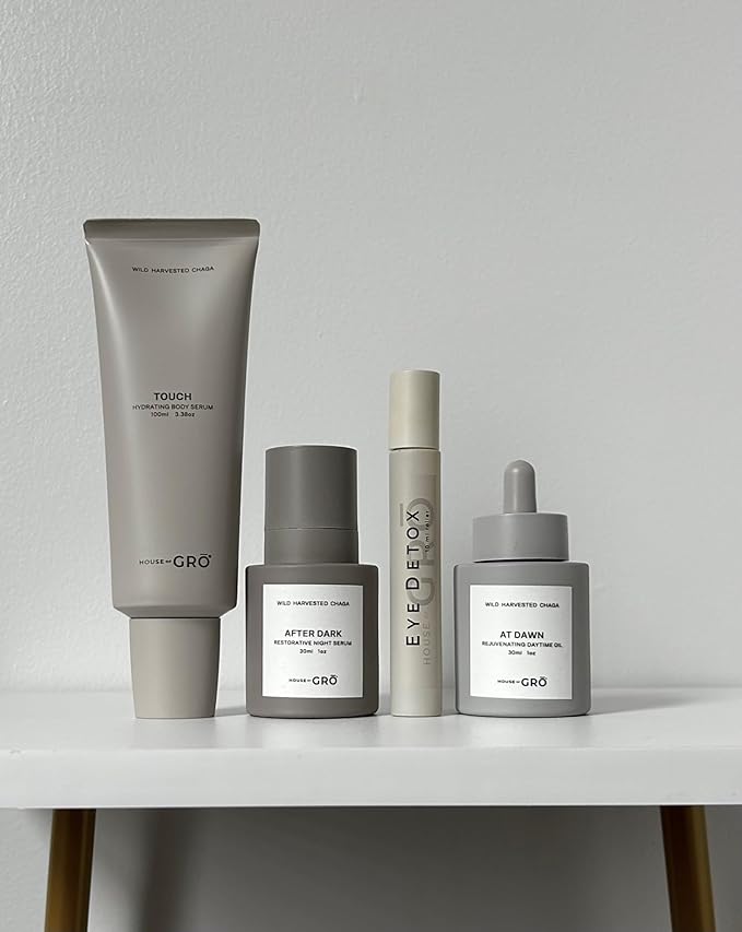 House of Grō TOUCH - HYDRATING BODY SERUM | 100ML - Chaga Mushroom Skincare, Body Serum, Inclusive Clean Beauty For All Ages And Skin Types, For Healthier Looking Skin