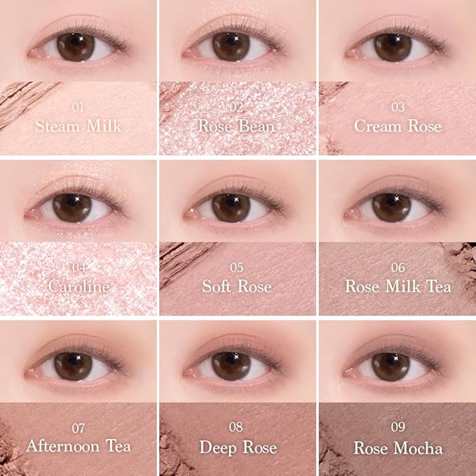 Rose Milk Tea Eyeshadow Palette #27 by Dasique