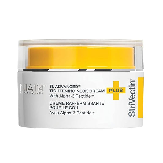 StriVectin Tighten and Lift Advanced Neck Cream PLUS with Alpha-3 Peptides for Neck and Dรฉcolletรฉ, Smoothing Look of Wrinkles and Fine Lines, Improves Crepey Skin and Vertical Lines, 1.7 Ounce