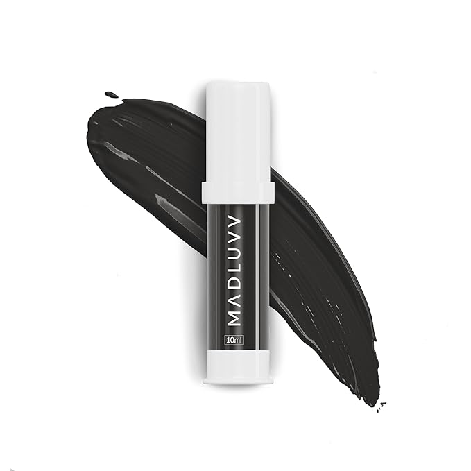 MADLUVV Professional Makeup Pigment for PMU Brow Artistry, Made in the USA, Vegan, Cruelty-free, Non-Toxic, Gel Consistency & High Retention - Charcoal 114.5
