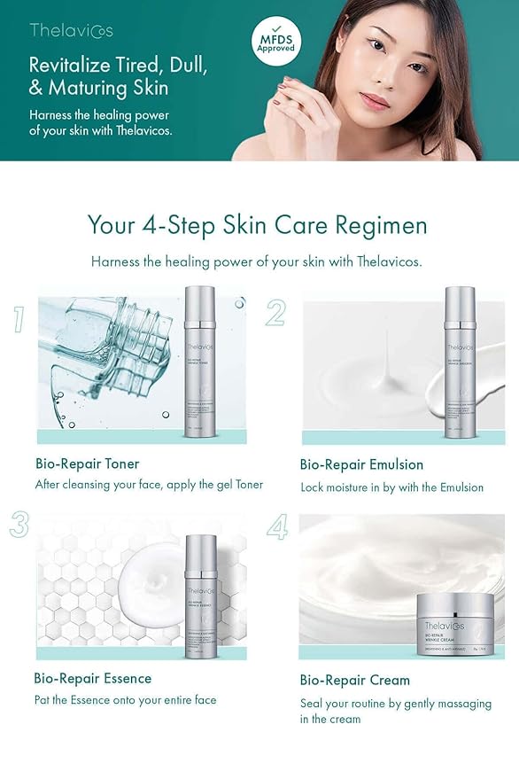 Bio Repair Wrinkle Toner – K-Beauty Advenced Anti-Aging, Brightening, Hydration, Soothing, Refresh, Antioxidant Protection, Calming, Nourishing | Gel Toner Pump 120ml