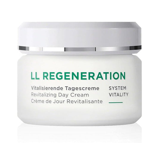 ANNEMARIE BรRLIND - LL REGENERATION Revitalizing Day Cream - Natural Vitamin C E and Retinoid Anti Aging Face Cream for Visibly Firmer and Wrinkle Free Skin - Step 3 of 5 - 1.69 Fl Oz.