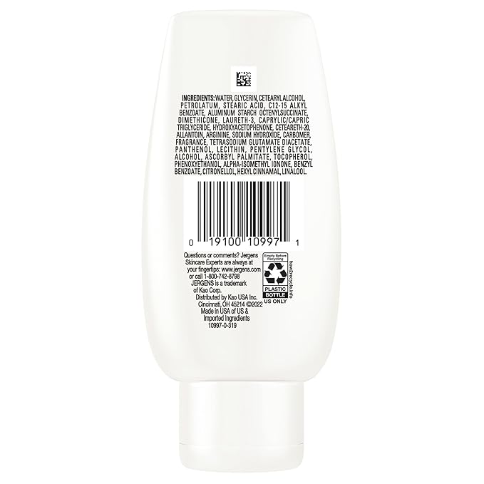 Jergens Ultra Healing Moisturizer for Dry Skin, Hand and Body Lotion, with Hydralucence Blend, Vitamins C, E and B5, 3 Oz, Pack of 8