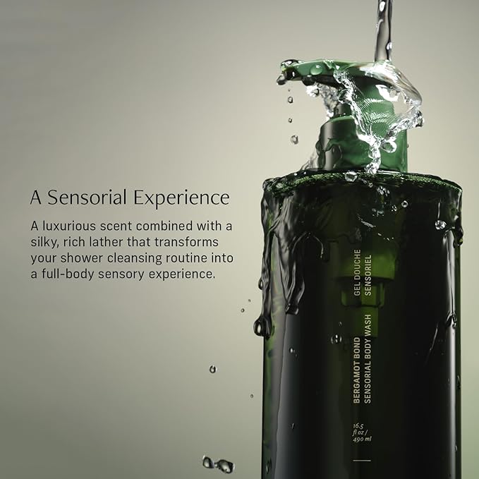 CYKLAR Sensorial Body Wash. Bergamot Bond Hydrating Cleanser with Moisture Locking Multi-Oil Complex, Sodium PCA and Glycerin. Nourishing Shower Gel for Women and Men, 16.5 Fl Oz Luxury Bodywash