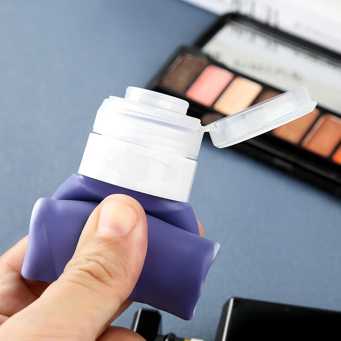 Gemice Travel Bottles for Toiletries, 3oz Tsa Approved Travel Size Containers BPA Free Leak Proof Travel Tubes Refillable Liquid Travel Accessories with Clear Toiletry Bag (4 Pack)