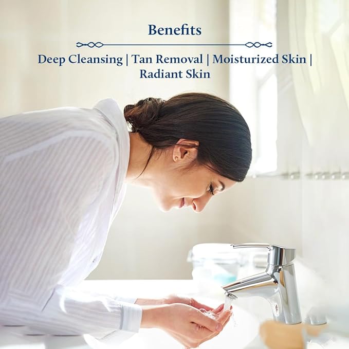 Blue Nectar Kumkumadi Brightening Face Wash with Saffron for Women & Men | Sulphate free Anti Pimple Face Cleanser (10 Herbs, 6.76 Fl Oz)