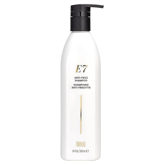 ALOXXI E7 Anti-Frizz Shampoo for Color-Treated Dry Damaged Hair Moisturizing & Strengthening with Cleansing Oils & Antioxidants, 10.1 Fl Oz