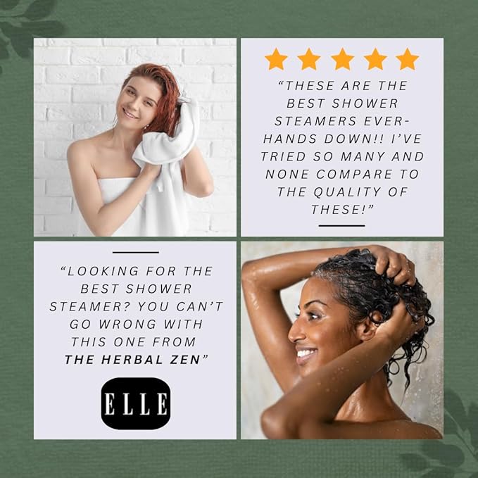 Stress Fighter Shower Steamers Aromatherapy with Essential Oils, Made in The USA Shower Bombs, Shower Bomb Aromatherapy, Relaxing Gifts for Women, Spa Day Gift, Mothers Day Gift