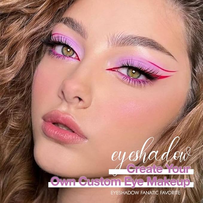 Matte Shimmer purple pink Eye Shadow Palette Makeup,Eyeshadow Long Lasting Waterproof Cruelty-Free, 9 Blendable Shades in Smooth Matte and Shimmer Finishes with Gorgeous Pearls for woman