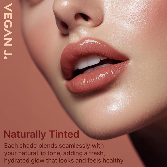 Lip Balm – Long-Lasting Hydration with Natural Color – Korean Beauty, Oasis Plant Complex, Silicone-Free, Vegan & Cruelty-Free Lip Care (004 Coco Brown)