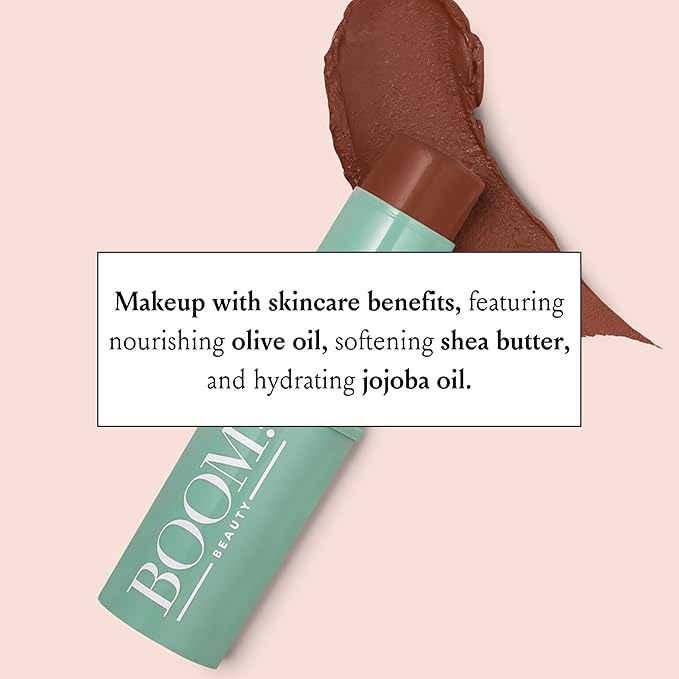 BoomStick Bronze ™ 3-in-1 Cream Blush Stick for Eyes, Lips & Cheek, Long-Wearing Blendable & Building Color Vegan Lipstick Pen for All Skin Types Boom Stick By Cindy Joseph