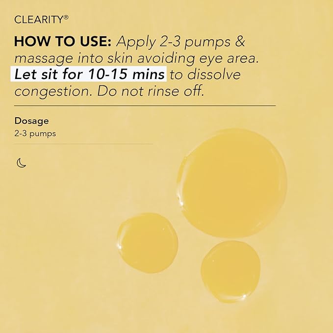 CLEARSTEM - CLEARITY The Blackhead Dissolver Mandelic Acid Serum - Vitamin C, Turmeric, Collagen Boost - All Skin Types - Facial Skin Care Products - Gluten Free, Cruelty Free - 1 fl oz / 29ml