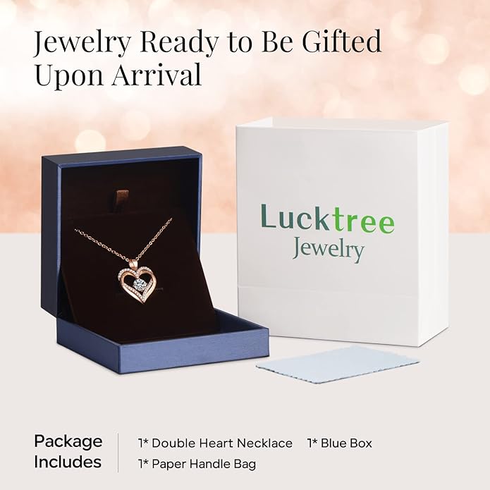 18K Rose Gold Necklaces for Women Birthday Gifts for Women Jewelry for Women Birthday Gifts for Wife Girlfriend Daughter Wife Birthday Gifts for Anniversary Mothers Day Christmas Valentines Gifts