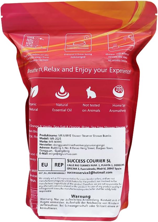 Shower Steamers Aromatherapy - 20 Pack Shower Bombs Aromatherapy Birthday Gifts for Women, Organic Watermelon, Orange & Vanilla, Sea Salt & Orange, Rose, Tea Tree, Gift for Women