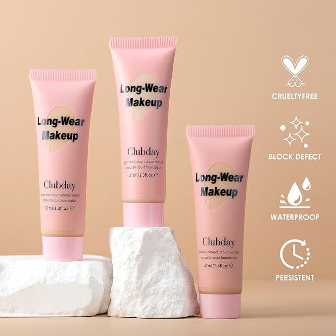 Liquid Foundation Full coverage Long-Lasting Buildable Weighless Foundation Cream Active Wear Color Stay Makeup-09