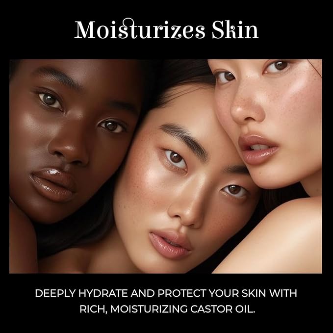 Allurials Organic Castor Oil – 2 Fl Oz | 100% Pure & Natural | Premium-Grade Carrier Oil for Hair Growth, Eyelashes & Eyebrows | Moisturizing Oil for Skin & Body