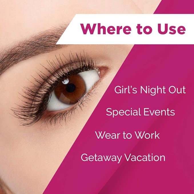 Ardell False Eyelashes Double Up 208 - Black, Dramatic Volume, Full Strip, Flared & Thick Lashes for a Bold Look, 4 Pack