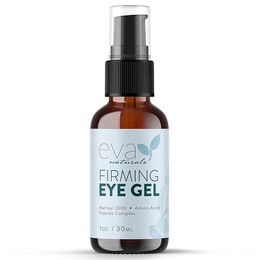 Anti-Aging Eye Gel - Luxurious Hydrating Under Eye Cream For Dark Circles and Puffiness, Bags, Crows Feet, Wrinkles - With Hyaluronic Acid & Skin-Firming Peptides Serum (1 oz)