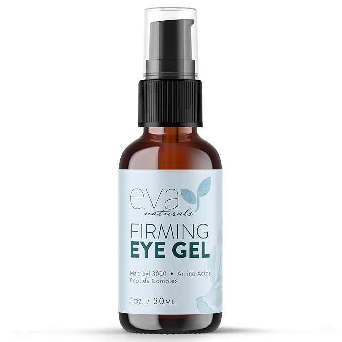 Anti-Aging Eye Gel - Luxurious Hydrating Under Eye Cream For Dark Circles and Puffiness, Bags, Crows Feet, Wrinkles - With Hyaluronic Acid & Skin-Firming Peptides Serum (1 oz)