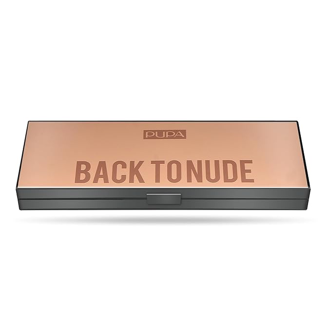 Pupa Milano Make Up Stories Eyeshadow Palette 001 Back To Nude - 7-Shade Shadow Collection with Matte, Satin, and Metallic Color Options - High Pigment Formula - Soft, Blendable Texture - 0.469 oz