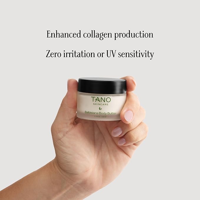 Tano Balbisiana Body Butter – Luxurious Botanical Treatment with Banana Sap, Baobab Oil & Squalane – Restores Firmness, Deeply Hydrates, Softens Texture – Clean, Vegan, Pregnancy Safe, 1.7oz