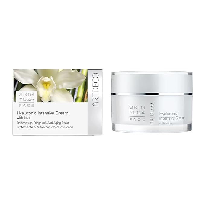 ARTDECO Hyaluronic Intensive Cream - Moisturizing Cream with Anti-Aging Effect - Reduces Tightness - Ideal for Dry, Mature & Even Sensitive Skin - Facial Skin Care - Hyaluronic Acid - 1.75 Fl Oz