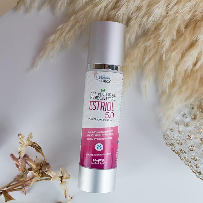 UltraSpa Skincare BIOLabs PRO Natural Bioidentical Estriol Beauty Cosmetic Cream For Women, Three Month Supply (3.6 oz)