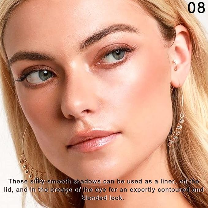 evpct 10 Colors Matte Nude Eye Shadow Palette Makeup for Older Women, Nude Brown Pink Cocoa Taupe Mauve Neutral Matte Cream Smokey Mini Eyeshadow Palette for Blue Green Eyes, Contour Makeup Palettes 6