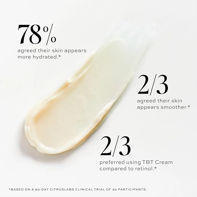 Dime Beauty TBT Cream, Anti-Aging Retinol Cream Alternative and Face Moisturizer with Bakuchiol, Lightweight Night Cream 1.7 oz / 50 ml