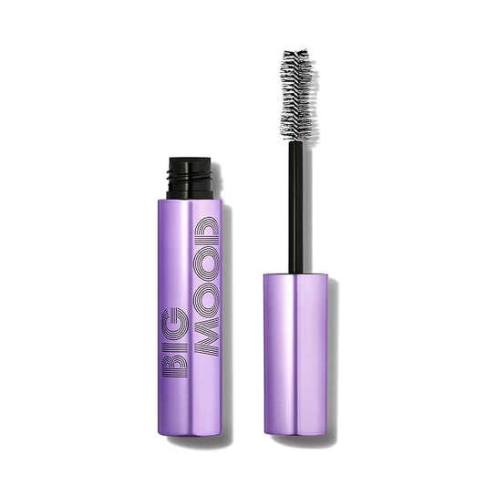 e.l.f. Big Mood Mascara, Instantly Creates Long-Lasting, Bold & Lifted, Voluminous Lashes, Infused with Jojoba Wax, Black, 0.30 fl Oz