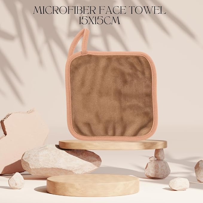 Self Care Unique Organic Spa Set for Teens, Women β Eco Friendly Box with Bamboo Makeup Brush, Wooden Jade Roller & Soft Face Towel β Natural Vegan Gift Box for Birthdays, Holidays & Relaxing Spa Day