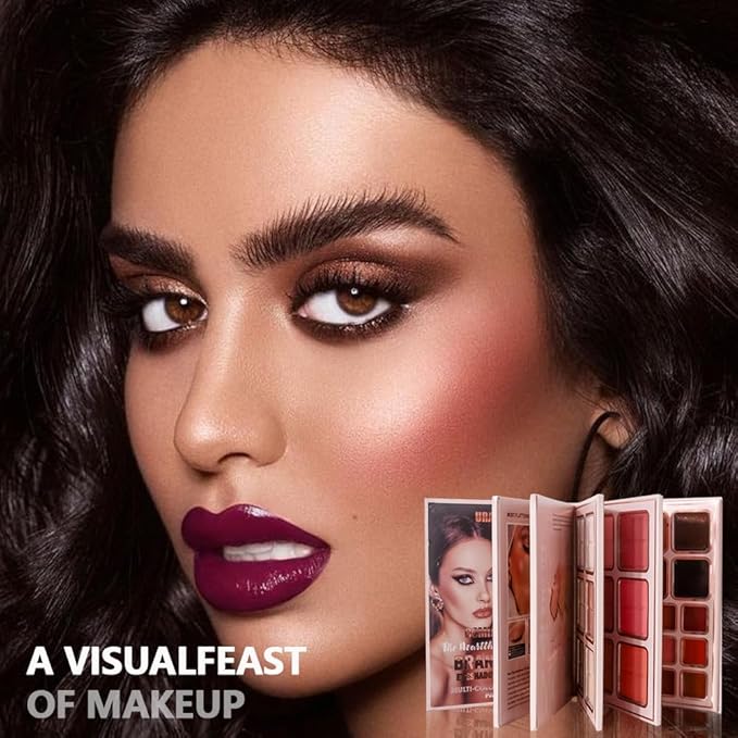 78 Colors All-In-One Makeup Palette β 5 Layer Makeup Kit with Matte & Shimmer Eyeshadows, Blushes, Highlighters, Lip Glosses & Lipsticks β Full Face Harmony Set β Holiday Gift for Women