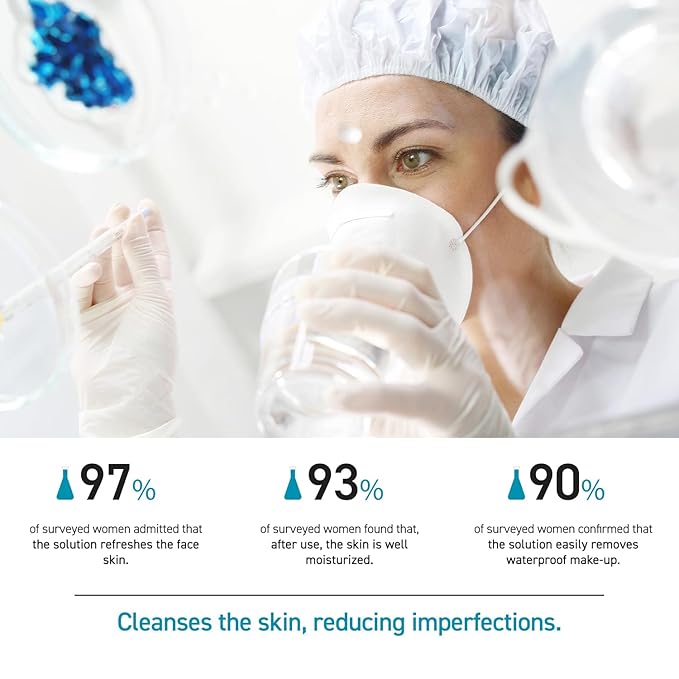 Clean Micellar Solution - Gentle Skin Cleanser with Provitamin B5 & Moisturizing Agents, Paraben-Free Formula for Smooth Complexion - 200 ml