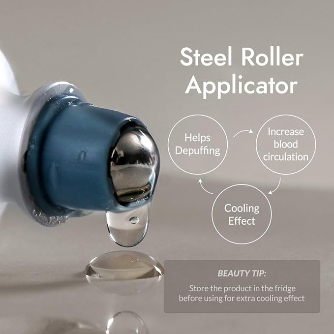 Hydro Boost Caffeine Eye Serum (0.33 fl.oz./10ml) With 10% Caffeine Solution Niacinamide & Hexapeptide-8 Depuff Elasticity Dark Circle Treatment