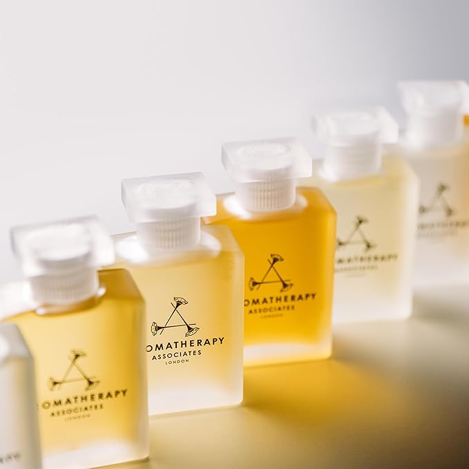 Aromatherapy Associates De-Stress Muscle Bath and Shower Oil, Natural Body Oil for Deep Relaxation and Comfort, Hydrating Body Made with 3 Essential Oils (1.86 oz)