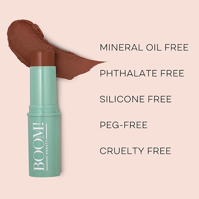 BoomStick Bronze ™ 3-in-1 Cream Blush Stick for Eyes, Lips & Cheek, Long-Wearing Blendable & Building Color Vegan Lipstick Pen for All Skin Types Boom Stick By Cindy Joseph