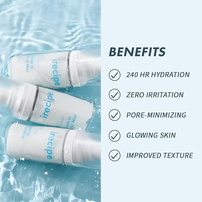 Aqua Phytoplex Cream in Toner Mist Long Lasting Deep Hydration, All-in-One Facial Mist for All Skin Type Unscented Clean Beauty, Vegan, Cruelty Free, Korean Skincare (60ml / 2.02 oz)