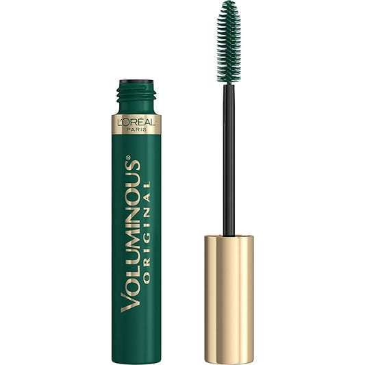 L'Oreal Paris Makeup Voluminous Original Washable Bold Eye Mascara, Deep Green, 0.27 Fl Oz