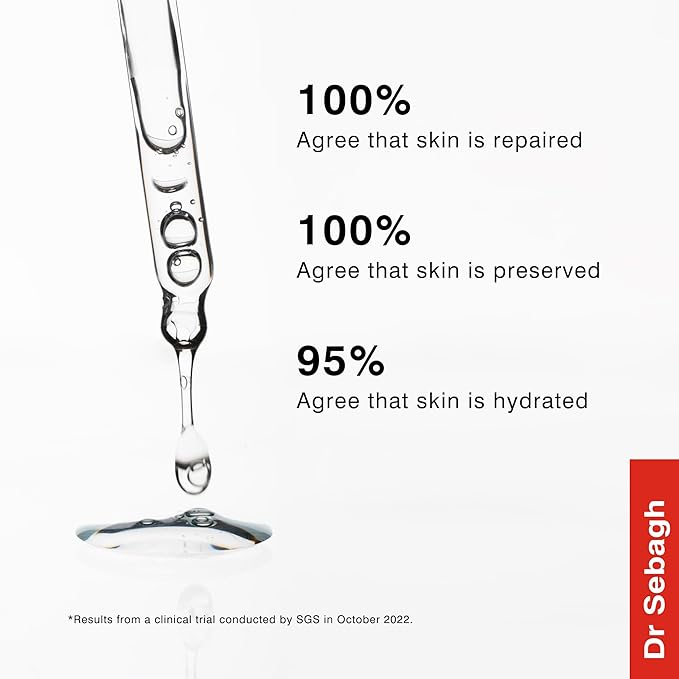 Dr Sebagh Serum Repair Travel Size - (0.17 fl oz) | Award-Winning Hyaluronic Acid Hydrator | Anti Aging & Wrinkle | Skin Moisturize & Repair Formula | Collagen Boosting Youthful Glow For Women & Men