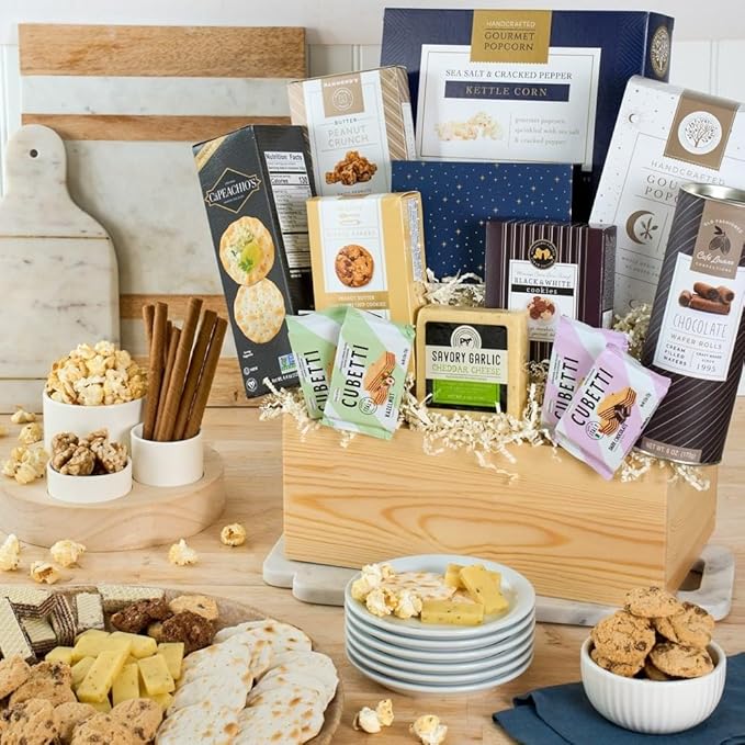 Snack and Chocolate Gift Basket Classic - Gourmet Food Gift by GourmetGiftBaskets.com